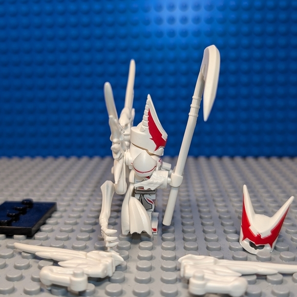 Batman- White Hellbat Minifigure Arkham Asylum Action Figure Building Block Toy - Picture 2 of 5